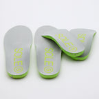 A pair of SOLE5 Full & Half Length Orthotic Insoles slightly stacked on each other.