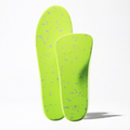 SOLE5 Orthotic Insole bundle displaying the full length and half length orthotic insoles, highlighting the speckle green and grey pattern of the orthotic on a white background.