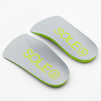 Top/side view of SOLE5 Half Length Orthotic Insoles. 