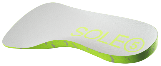 Render of SOLE5 Half Length Orthotic Insole