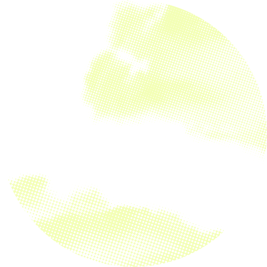 Fluorescent green cloud pattern