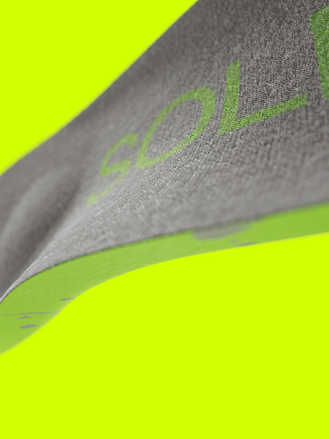 Close up of SOLE5 Orthotic Insole highlighting the arch shape and top cover material