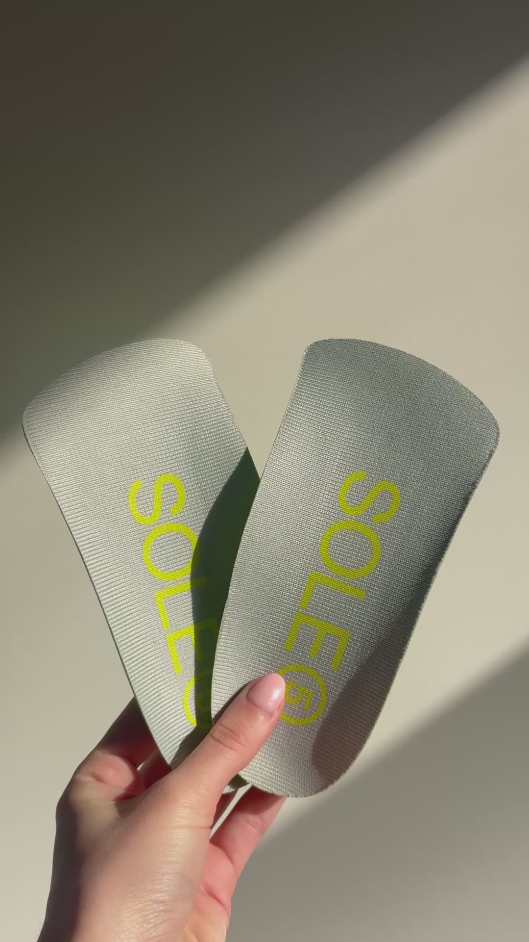 video highlighting the unique design and colours of SOLE5 Half Length Orthotic Insoles